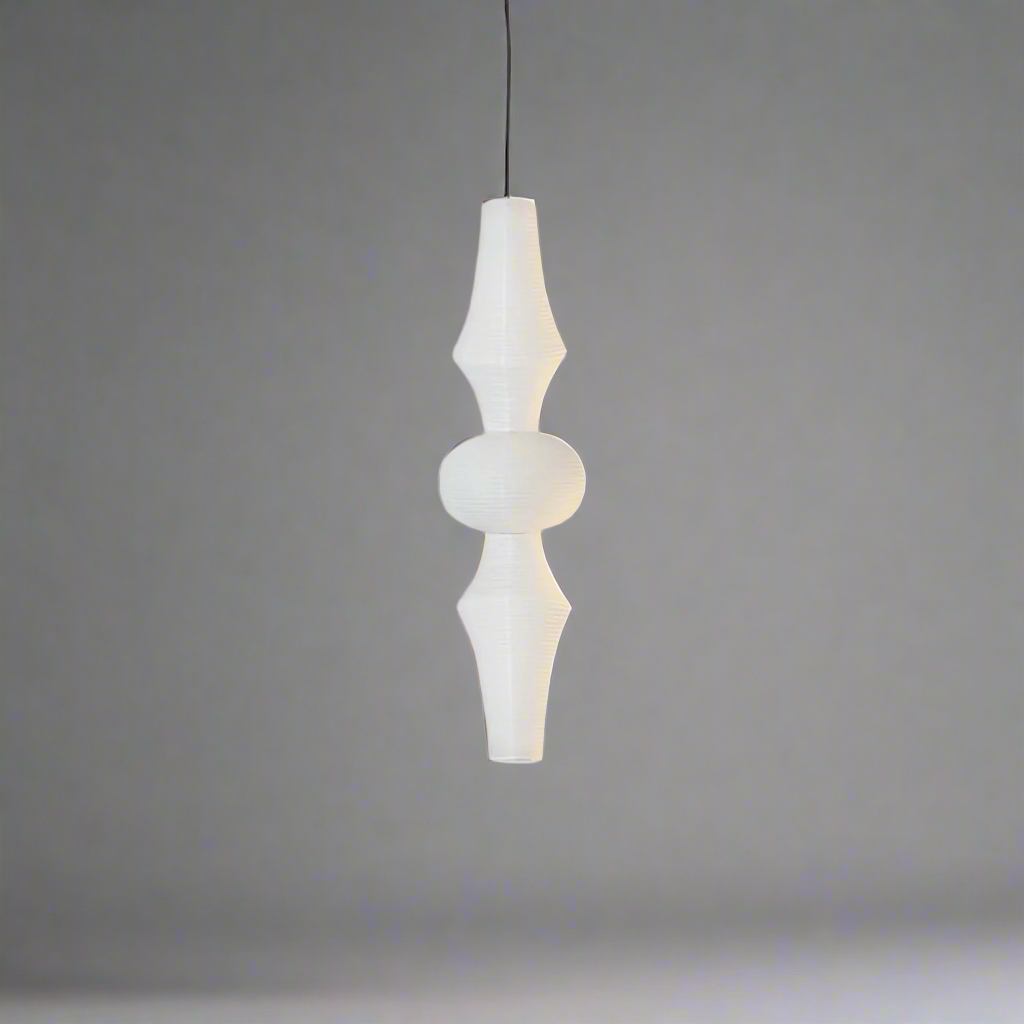 Lampa Wisząca Japandi z Kloszem z Papieru Washi - 6