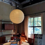 Lampa Wisząca Japandi Kula z Papieru Ryżowego - 12