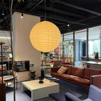 Lampa Wisząca Japandi Kula z Papieru Ryżowego - 3