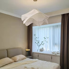 Lampa Wisząca Japandi z Falistym Abażurem - 17