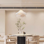 Lampa Wisząca Japandi z Falistym Abażurem - 9