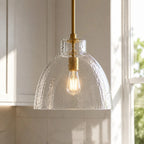 Lampa Wisząca Landelijna ze Szklanym Kloszem - 14