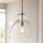 Lampa Wisząca Landelijna ze Szklanym Kloszem - 16