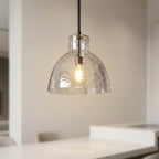 Lampa Wisząca Landelijna ze Szklanym Kloszem - 3