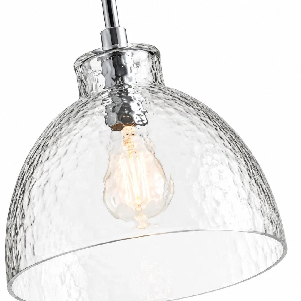Lampa Wisząca Landelijna ze Szklanym Kloszem - 31