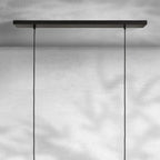 Lampa Wisząca Rustykalna z Drewnianą Belką i Szklanymi Panelami - 8