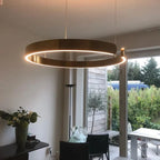 Lampa Wisząca LED Pierścień Minimalistyczna z Regulacją Wysokości