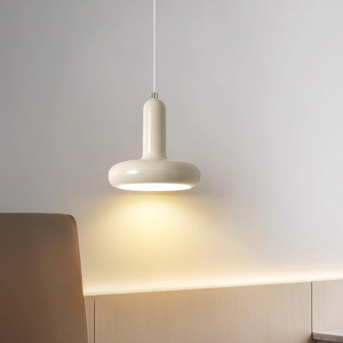 Lampa Wisząca Minimalistyczna z Okrągłym Kloszem Donut - 13