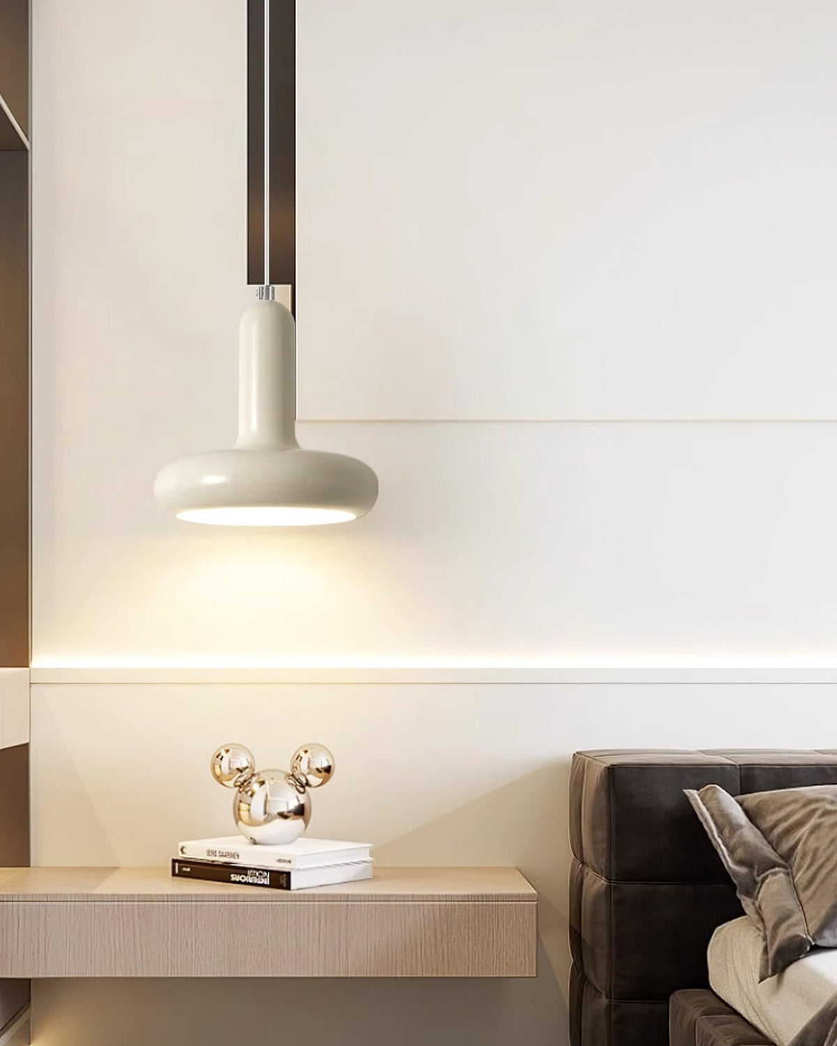 Lampa Wisząca Minimalistyczna z Okrągłym Kloszem Donut - 18