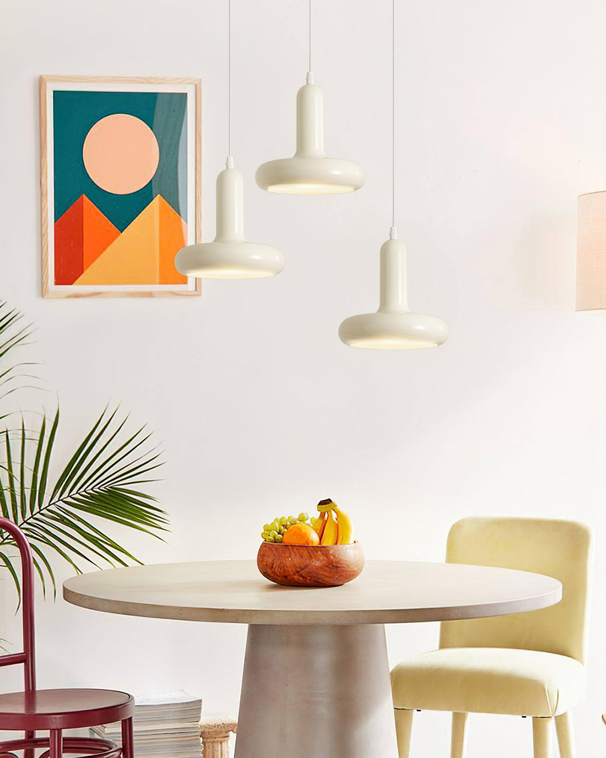 Lampa Wisząca Minimalistyczna z Okrągłym Kloszem Donut - 21