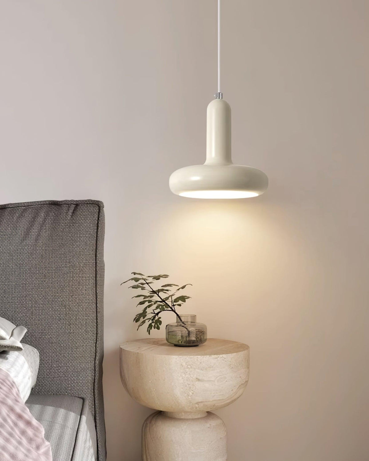 Lampa Wisząca Minimalistyczna z Okrągłym Kloszem Donut