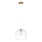 Lampa Wisząca Minimalistyczna z Szklanym Kloszem Kulistym - 19