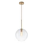 Lampa Wisząca Minimalistyczna z Szklanym Kloszem Kulistym - 20
