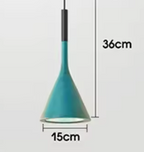 Lampa Wisząca Minimalistyczna z Konicznym Kloszem - 7