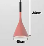 Lampa Wisząca Minimalistyczna z Konicznym Kloszem - 8