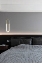 Lampa Wisząca Minimalistyczna w Kształcie u z Wbudowanym LED - 13
