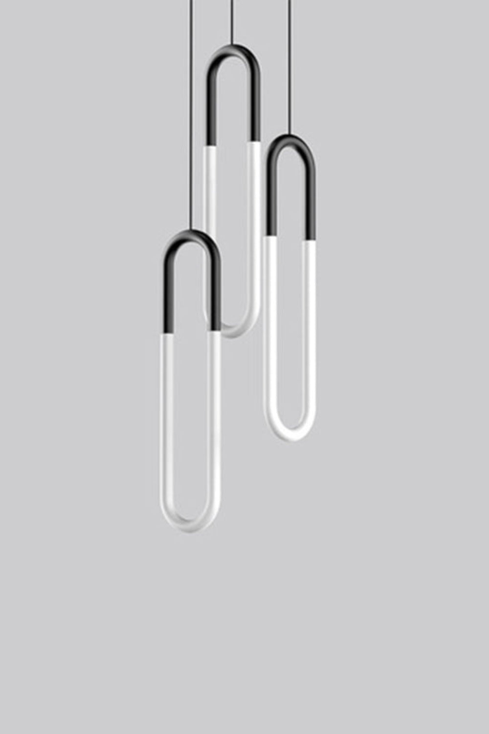 Lampa Wisząca Minimalistyczna w Kształcie u z Wbudowanym LED - 17