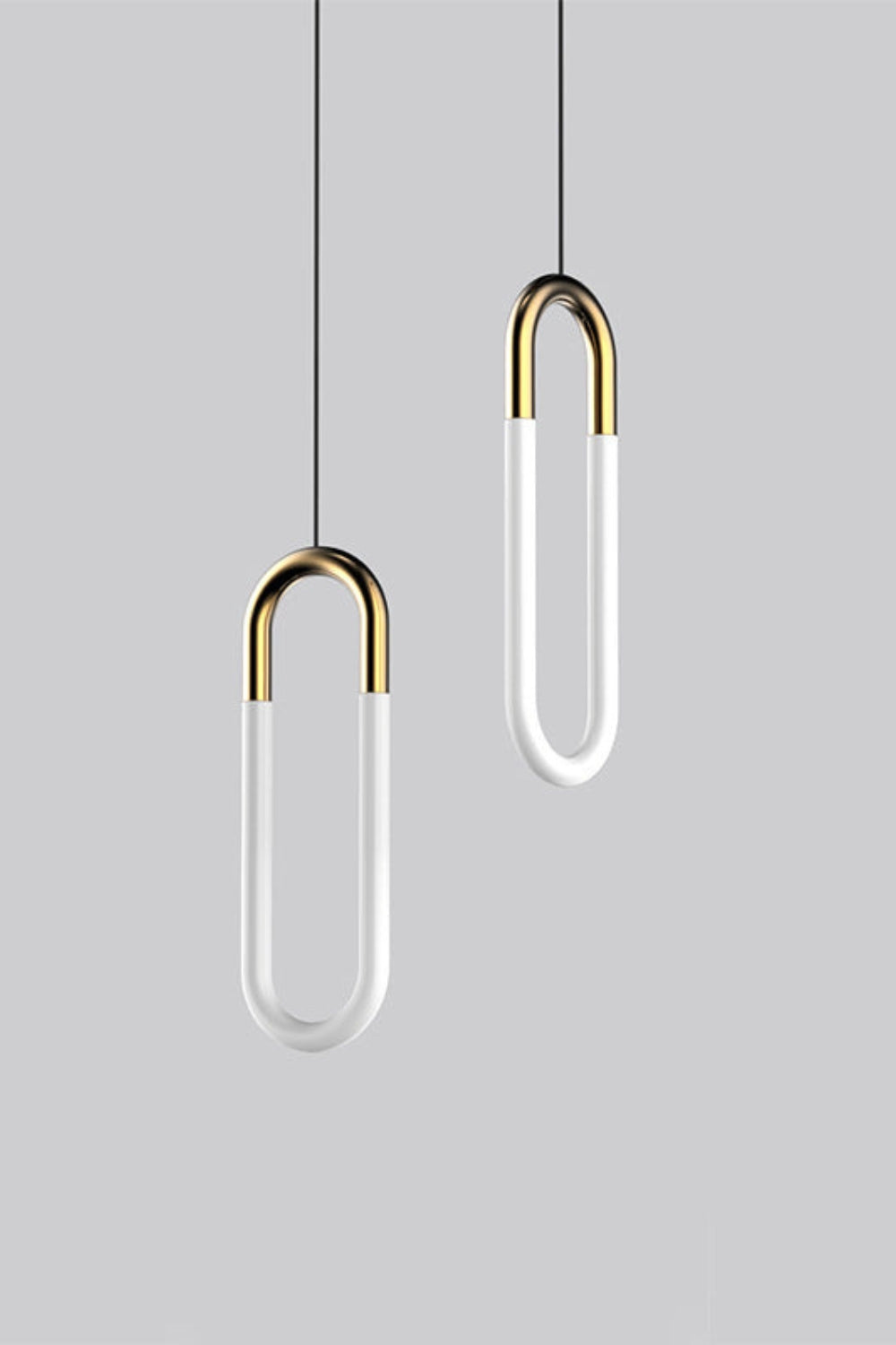 Lampa Wisząca Minimalistyczna w Kształcie u z Wbudowanym LED - 20