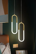 Lampa Wisząca Minimalistyczna w Kształcie u z Wbudowanym LED - 7