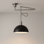 Lampa Wisząca Skandynawska z Ramieniem Obrotowym - Czarny