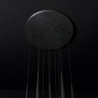 Lampa Wisząca Modernistyczna z Cylindrycznymi Tubami i Ronda Rozetą - 18
