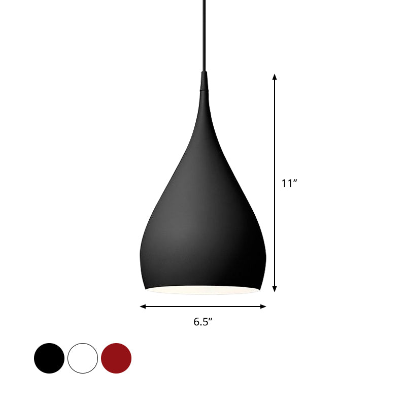 Lampa Wisząca Modern z Kloszem w Kształcie Kropli - 14
