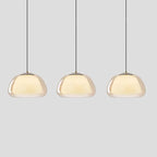 Lampa Wisząca Nowoczesna z Podwójnym Szklanym Kloszem - 19