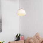 Lampa Wisząca Nowoczesna z Podwójnym Szklanym Kloszem - 24