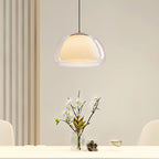 Lampa Wisząca Nowoczesna z Podwójnym Szklanym Kloszem - 5