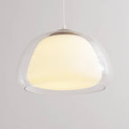 Lampa Wisząca Nowoczesna z Podwójnym Szklanym Kloszem - 8