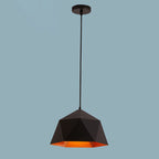 Lampa Wisząca Modern z Geometrycznym Kloszem w Kształcie Diamentu - 13
