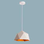 Lampa Wisząca Modern z Geometrycznym Kloszem w Kształcie Diamentu - 15