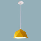 Lampa Wisząca Modern z Geometrycznym Kloszem w Kształcie Diamentu - 17