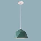Lampa Wisząca Modern z Geometrycznym Kloszem w Kształcie Diamentu - 21