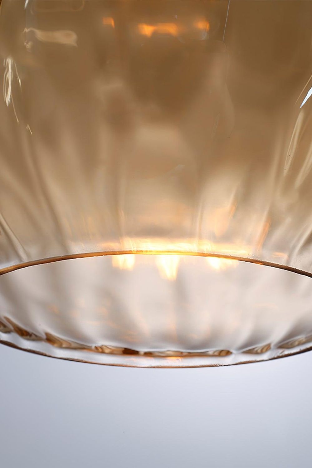 Lampa Wisząca Modern z Żebrowanym Szklanym Kloszem - 10
