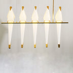 Lampa Wisząca Nowoczesna z Origami Ptakami na Gałęzi - 24