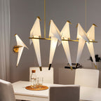 Lampa Wisząca Nowoczesna z Origami Ptakami na Gałęzi - 5