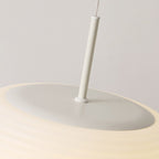 Lampa Wisząca Nowoczesna z Ażurowym Kloszem Żebrowanym - 8
