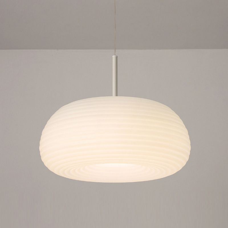 Lampa Wisząca Nowoczesna z Ażurowym Kloszem Żebrowanym - 6