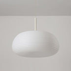 Lampa Wisząca Nowoczesna z Ażurowym Kloszem Żebrowanym - 7
