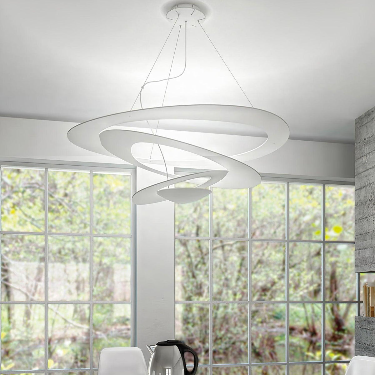 Lampa Wisząca Spiralna Nowoczesna z Regulowaną Wysokością - 9