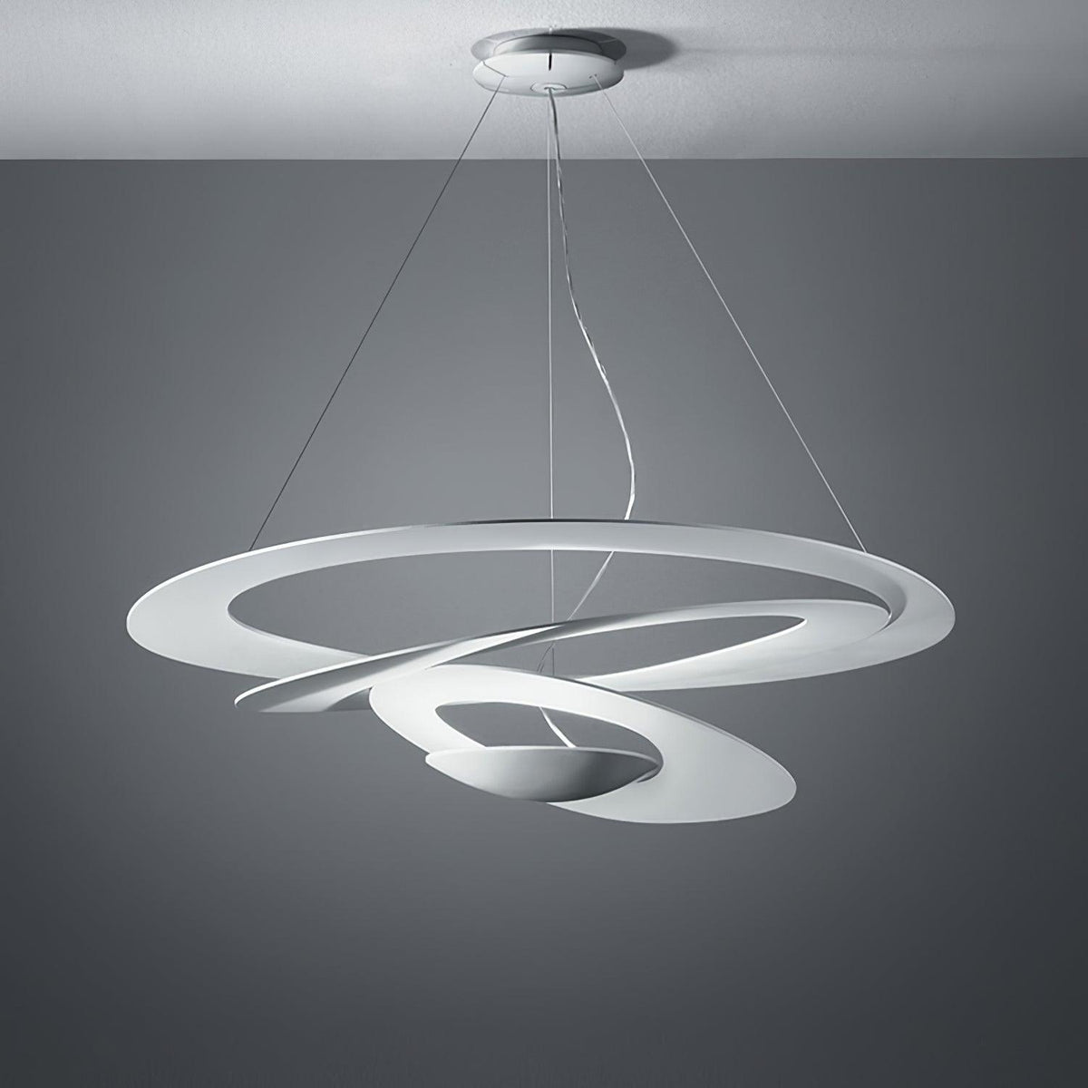 Lampa Wisząca Spiralna Nowoczesna z Regulowaną Wysokością - 11