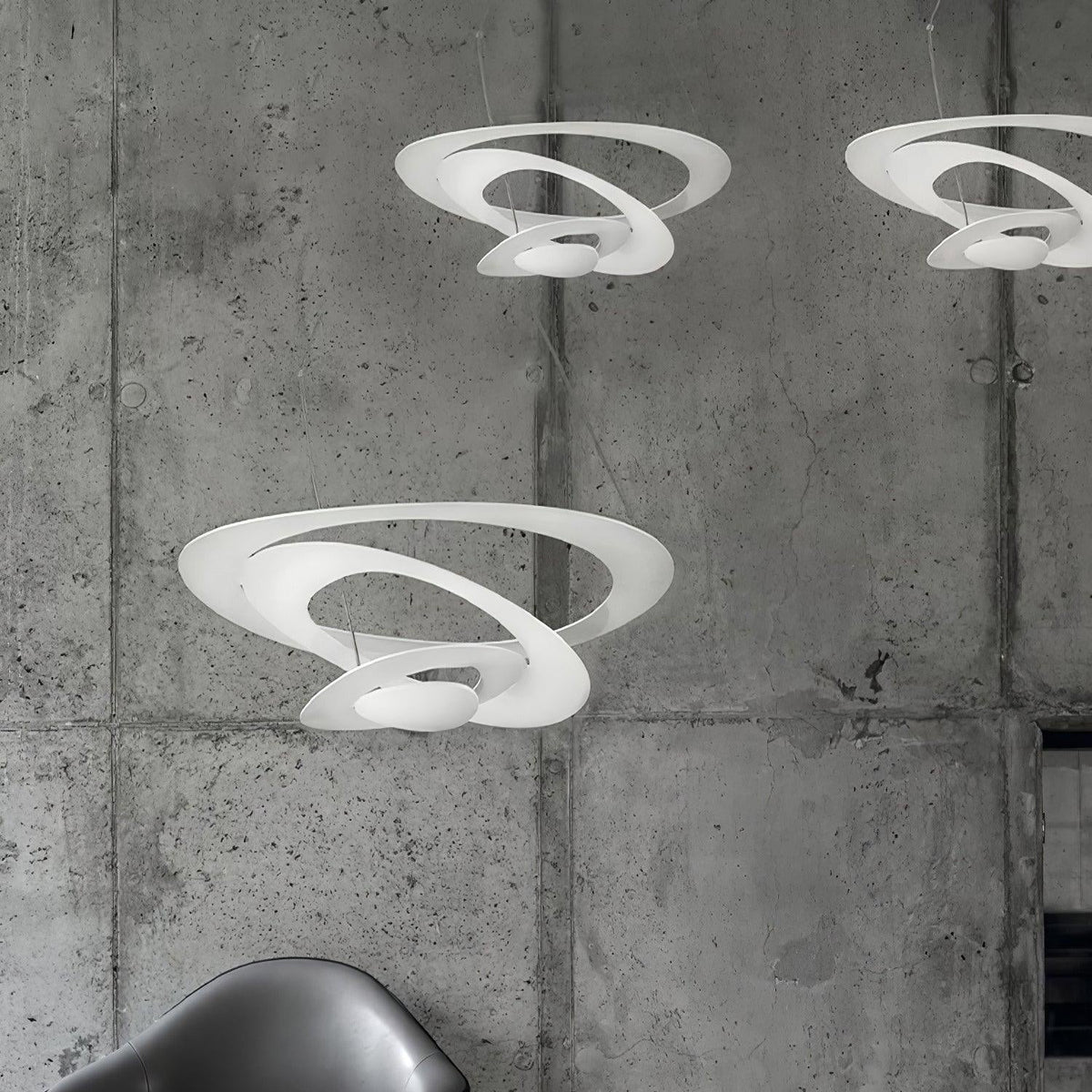 Lampa Wisząca Spiralna Nowoczesna z Regulowaną Wysokością - 14