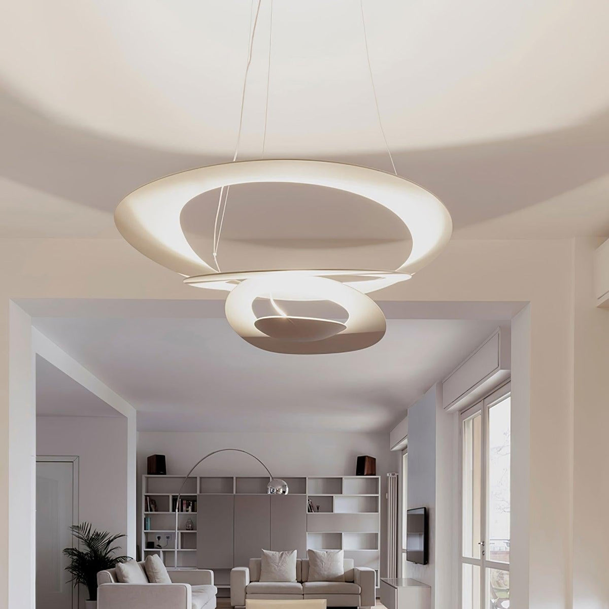 Lampa Wisząca Spiralna Nowoczesna z Regulowaną Wysokością - 21