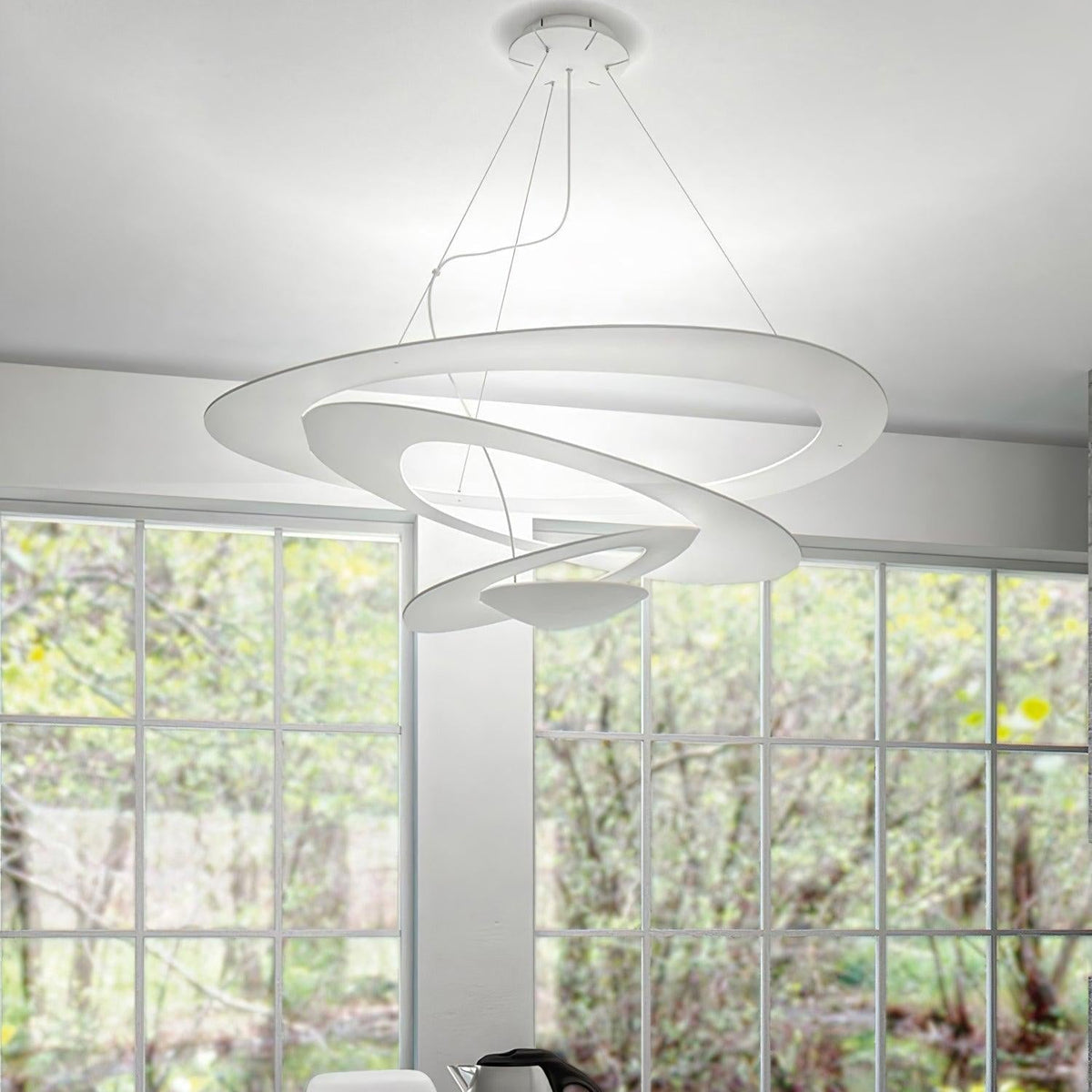 Lampa Wisząca Spiralna Nowoczesna z Regulowaną Wysokością - 25