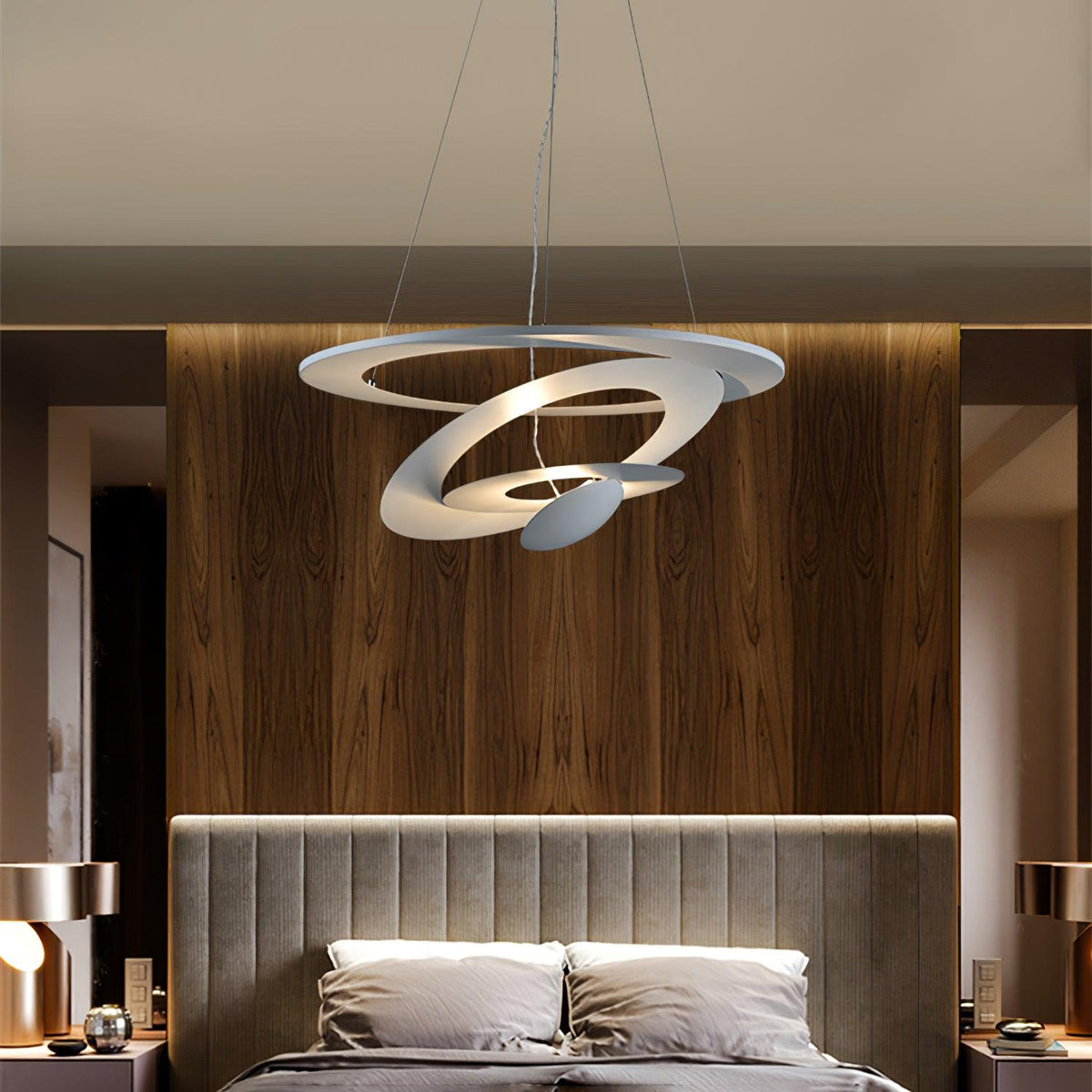 Lampa Wisząca Spiralna Nowoczesna z Regulowaną Wysokością - 3