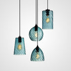 Lampa Wisząca Retro ze Szklanym Kloszem Skręcanym - 11