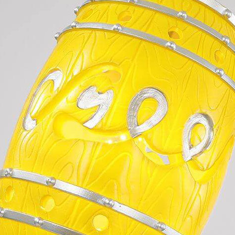 Lampa Wisząca Retro w Kształcie Beczki z Konopnym Sznurem - 11