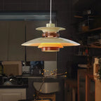 Lampa Wisząca Skandynawska z Kloszem i Drewnianymi Akcentami