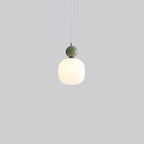 Lampa Wisząca Skandynawska ze Szklanym Kloszem i Kulistym Elementem - 16